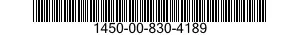 1450-00-830-4189  1450008304189 008304189