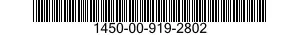 1450-00-919-2802  1450009192802 009192802
