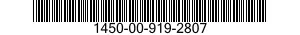 1450-00-919-2807  1450009192807 009192807