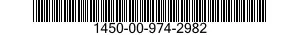 1450-00-974-2982  1450009742982 009742982