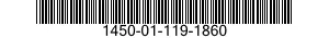1450-01-119-1860 POST,STACKING,LEFT 1450011191860 011191860
