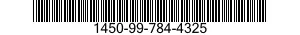 1450-99-784-4325  1450997844325 997844325