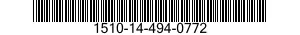 1510-14-494-0772 CONTROL,GYROSCOPE,ATTITUDE-HEADING 1510144940772 144940772