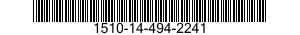 1510-14-494-2241 AXE,FILETE,A TETE 1510144942241 144942241