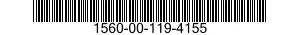 1560-00-119-4155 PLATE,STRUCTURAL,AIRCRAFT 1560001194155 001194155