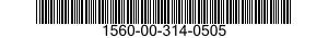 1560-00-314-0505  1560003140505 003140505