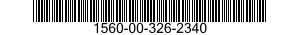1560-00-326-2340 SUPPORT,STRUCTURAL COMPONENT,AIRCRAFT 1560003262340 003262340
