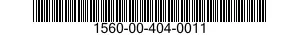1560-00-404-0011 TRAILING EDGE,AIRCRAFT 1560004040011 004040011