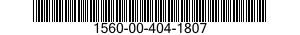 1560-00-404-1807 WINDOW PANEL,AIRCRAFT 1560004041807 004041807
