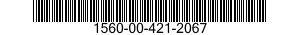 1560-00-421-2067 SUPPORT,STRUCTURAL COMPONENT,AIRCRAFT 1560004212067 004212067