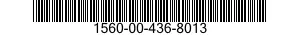 1560-00-436-8013 SUPPORT,STRUCTURAL COMPONENT,AIRCRAFT 1560004368013 004368013