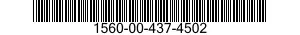 1560-00-437-4502  1560004374502 004374502