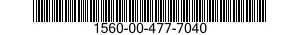 1560-00-477-7040 SUPPORT,STRUCTURAL COMPONENT,AIRCRAFT 1560004777040 004777040