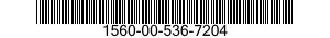 1560-00-536-7204 SUPPORT,STRUCTURAL COMPONENT,AIRCRAFT 1560005367204 005367204