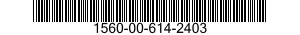 1560-00-614-2403 BRACKET,STRUCTURAL COMPONENT,AIRCRAFT 1560006142403 006142403