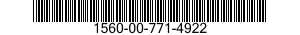 1560-00-771-4922 LEVER ASSEMBLY 1560007714922 007714922