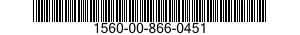 1560-00-866-0451 SEAL ASSEMBLY,SLAT 1560008660451 008660451