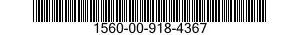1560-00-918-4367  1560009184367 009184367