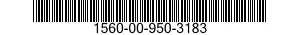 1560-00-950-3183  1560009503183 009503183