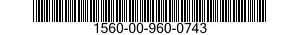 1560-00-960-0743  1560009600743 009600743