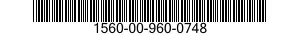 1560-00-960-0748  1560009600748 009600748