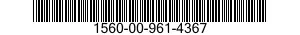 1560-00-961-4367  1560009614367 009614367