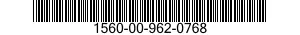 1560-00-962-0768  1560009620768 009620768