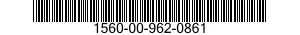 1560-00-962-0861  1560009620861 009620861