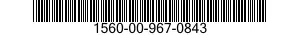 1560-00-967-0843  1560009670843 009670843