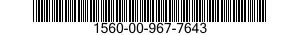 1560-00-967-7643  1560009677643 009677643