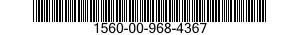 1560-00-968-4367  1560009684367 009684367