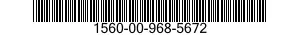 1560-00-968-5672  1560009685672 009685672