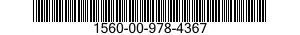 1560-00-978-4367  1560009784367 009784367