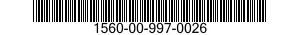 1560-00-997-0026  1560009970026 009970026