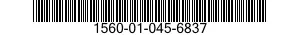 1560-01-045-6837 BULKHEAD SEGMENT,LOWER NACELLE 1560010456837 010456837