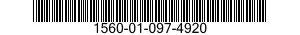 1560-01-097-4920 SUPPORT,STRUCTURAL COMPONENT,AIRCRAFT 1560010974920 010974920