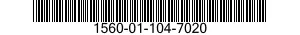 1560-01-104-7020 SUPPORT,STRUCTURAL COMPONENT,AIRCRAFT 1560011047020 011047020