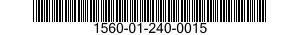 1560-01-240-0015 SUPPORT,STRUCTURAL COMPONENT,AIRCRAFT 1560012400015 012400015