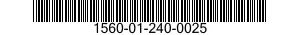 1560-01-240-0025 SUPPORT,STRUCTURAL COMPONENT,AIRCRAFT 1560012400025 012400025