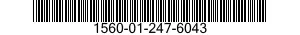 1560-01-247-6043 SUPPORT,STRUCTURAL COMPONENT,AIRCRAFT 1560012476043 012476043