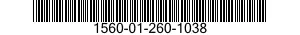 1560-01-260-1038 SUPPORT,STRUCTURAL COMPONENT,AIRCRAFT 1560012601038 012601038