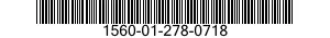 1560-01-278-0718 PLATE,STRUCTURAL,AIRCRAFT 1560012780718 012780718