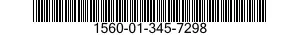 1560-01-345-7298 PLATE,STRUCTURAL,AIRCRAFT 1560013457298 013457298