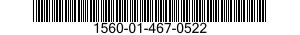 1560-01-467-0522 LEADING EDGE,AIRCRAFT 1560014670522 014670522