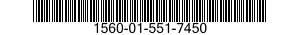 1560-01-551-7450 PLATE,STRUCTURAL,AIRCRAFT 1560015517450 015517450