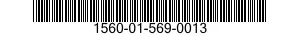 1560-01-569-0013 PLATE,STRUCTURAL,AIRCRAFT 1560015690013 015690013