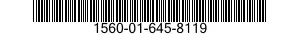 1560-01-645-8119 WEB,STRUCTURAL COMPONENT,AIRCRAFT 1560016458119 016458119
