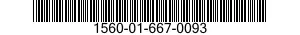 1560-01-667-0093 SUPPORT,STRUCTURAL COMPONENT,AIRCRAFT 1560016670093 016670093