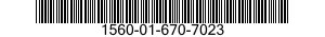 1560-01-670-7023 MIL CARGO 1560016707023 016707023