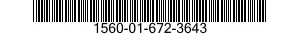 1560-01-672-3643 LEADING EDGE,AIRCRAFT 1560016723643 016723643